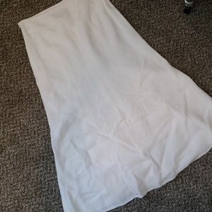 Pure Irish Linen Long Skirt by Talbots